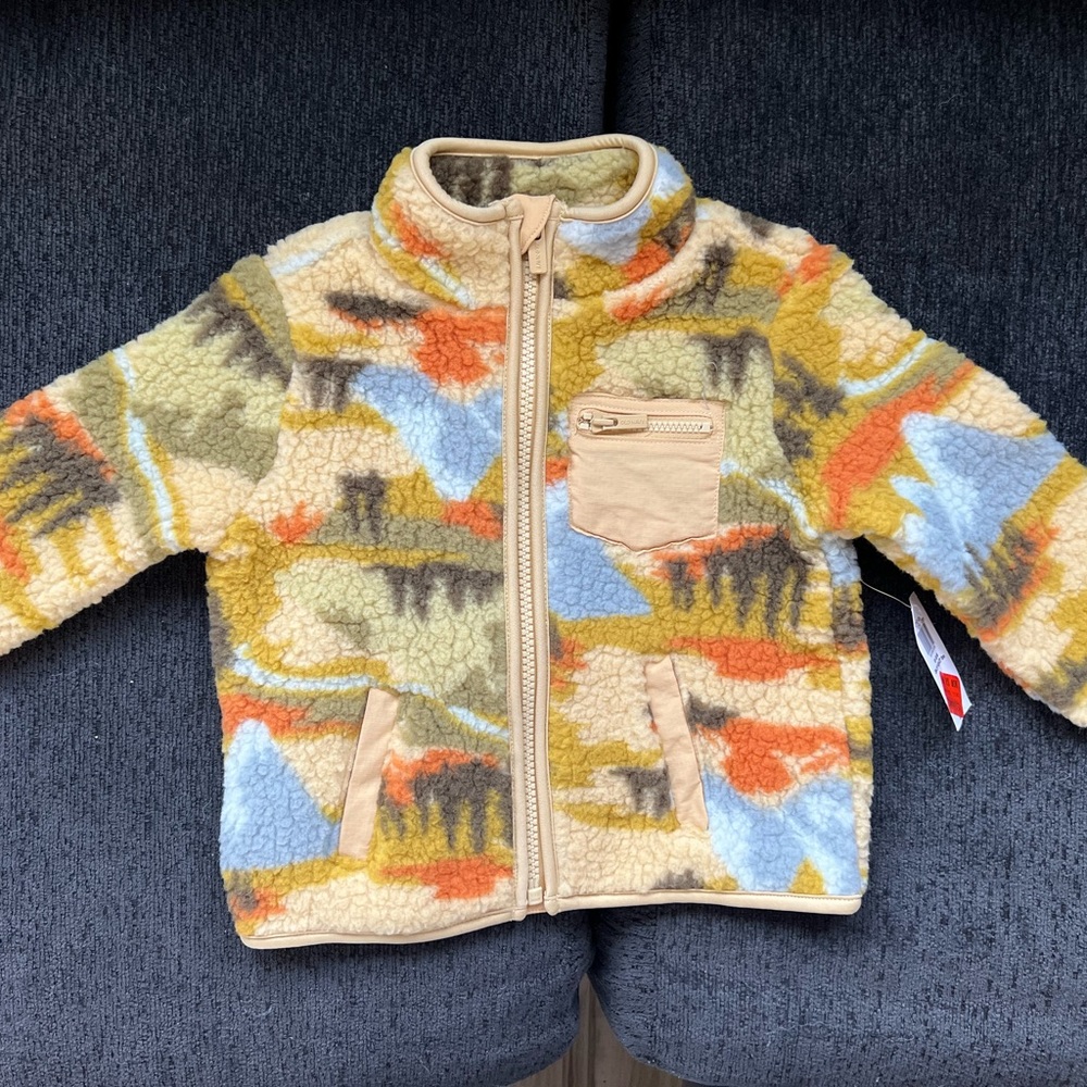 Old Navy 12-18m fleece jacket new with tags
